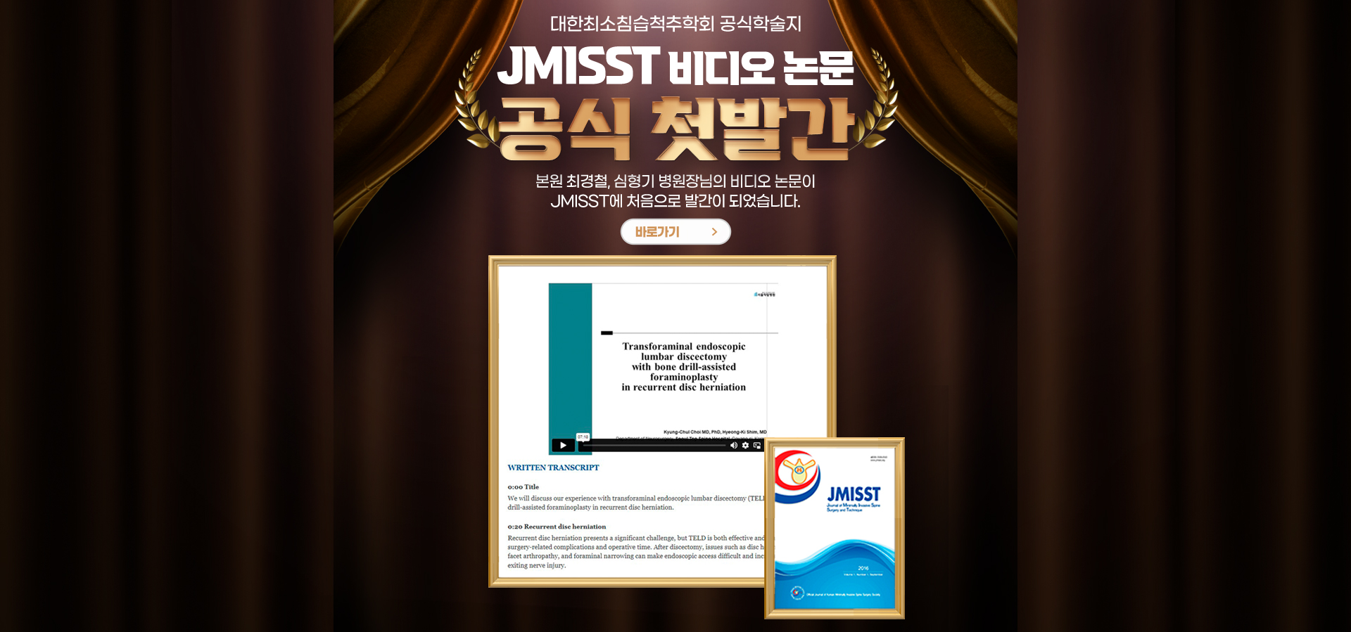 비디오 논문 공식 첫발간